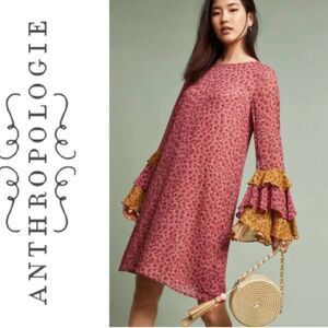 ANTHROPOLOGIE VARUN BAHL Lanara Shift Dress Size small